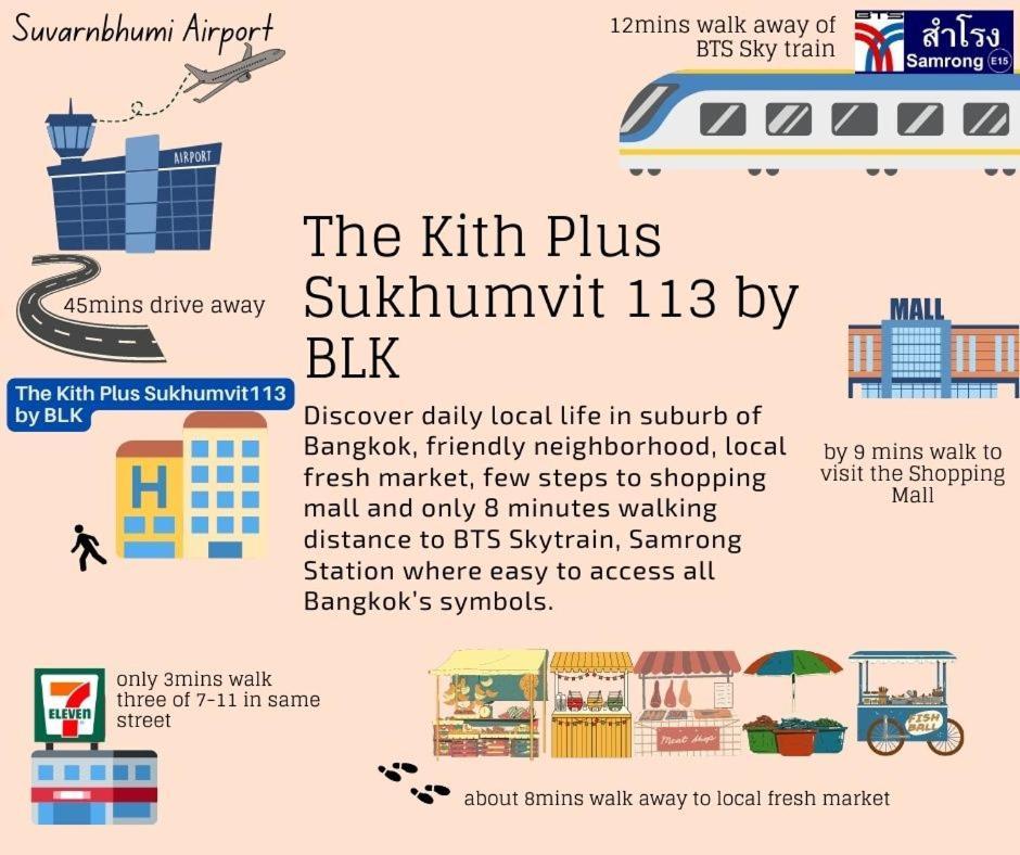 The Kith Plus Sukhumvit 113 By Blk Bangkok Zewnętrze zdjęcie
